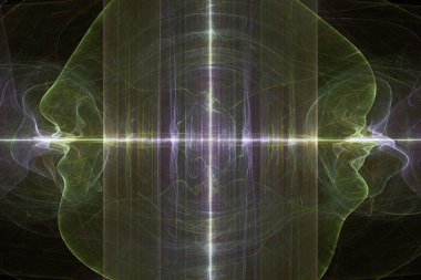 Hayali fraktal arkaplan resmi