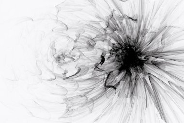 3D soyut dijital arkaplan oluşturuluyor. fraktal