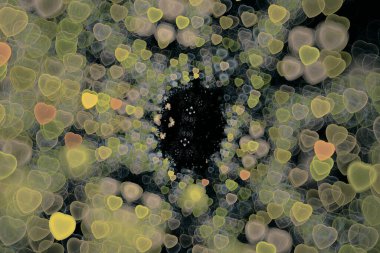 Noel ışıkları arka planı. Soyut Noel Bokeh