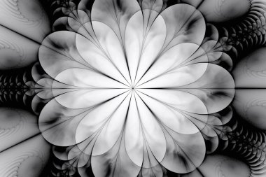 3D bilgisayar yapımı fraktal çizimler