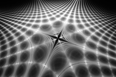 Soyut ızgara örgüsü. Dijital yaratıcı arka plan. 3d oluşturma