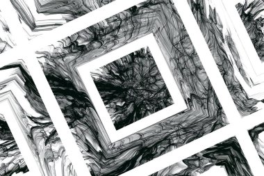 Doku arkaplanı ile geometri tekrarlama deseni