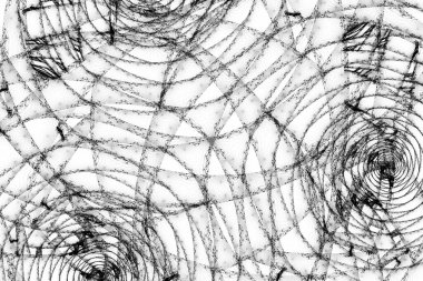 Soyut grunge arkaplanı. Monokrom dokusu. Siyah ve beyaz desenli arkaplan