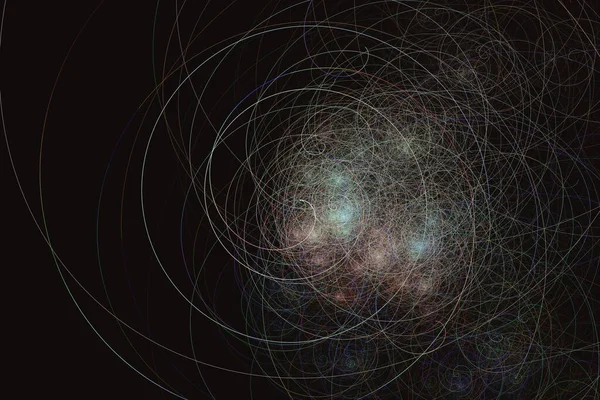 fantezi kaotik renkli fraktal desen. Soyut fraktal şekiller. 3d resimleme arkaplanı veya duvar kağıdı oluşturuluyor.