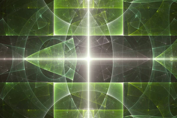 bir yıldız biçiminde yeşil arkaplan