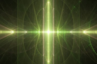 soyut yeşil fraktal arka plan