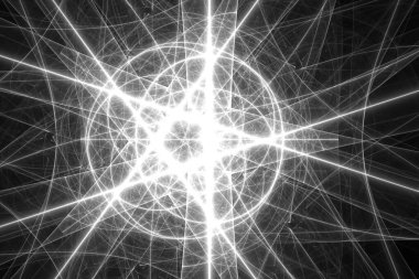 Yaratıcı tasarım için soyut fraktal çizim