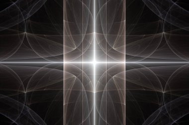 Çapraz çizgileri olan soyut fraktal arkaplan