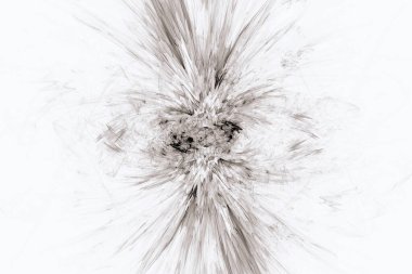 Bilim, teknoloji ve tasarım konularında fraktal radyal desen