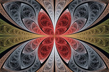 Kabartmalı soyut renkli süslemeli plastik arkaplan fayansının 3D görüntüsü