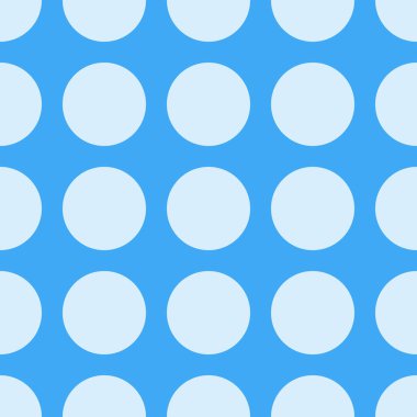 daireler ile mavi seamless modeli