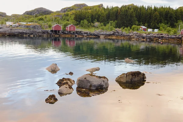 Skönheten i norra Norge berg och hav — Stockfoto