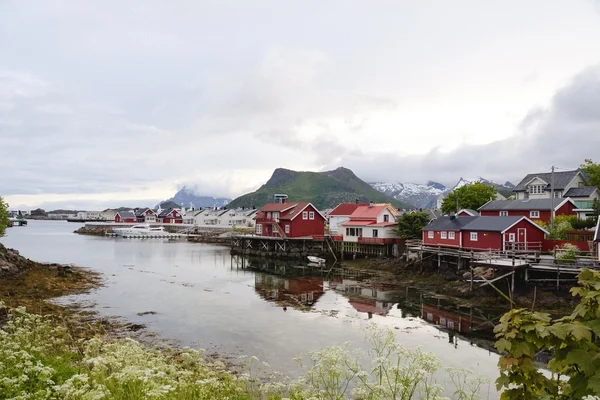 Skönheten i norra Norge berg och hav — Stockfoto