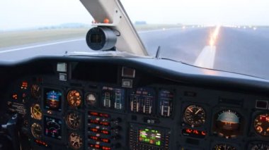 Bir uçak kokpit, uçak Instruments pilot