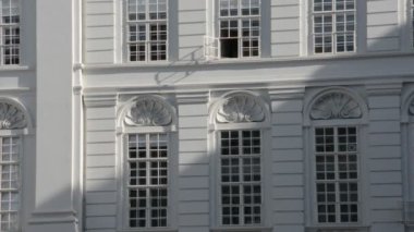 Viyana, Avusturya - 27 Ağustos 2015: Mimarlık, insan ve anıtlar şehir Viyana