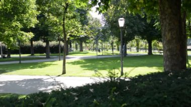 Viyana, Avusturya - 27 Ağustos 2015: Mimarlık, insan ve anıtlar şehir Viyana