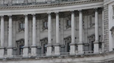 Viyana, Avusturya - 27 Ağustos 2015: Mimarlık, insan ve anıtlar şehir Viyana