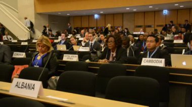 Ekim 5th 2015 - Birleşik Milletler ofisi, derleme oturum Cenevre'de İsviçre, Geneva-