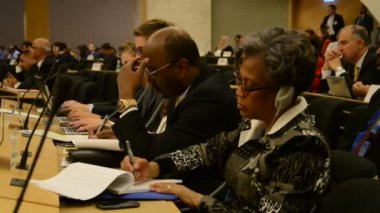Ekim 5th 2015 - Birleşik Milletler ofisi, derleme oturum Cenevre'de İsviçre, Geneva-