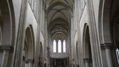 İç katedral Magdeburg River Elbe, Almanya