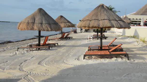Vakantie resort in cancun, mexico — Stockvideo