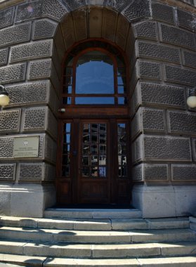 Belgrade, Sırbistan - 15 Ağustos 2016: Bina Belgrad Sırbistan Cumhuriyeti Dışişleri Bakanlığı