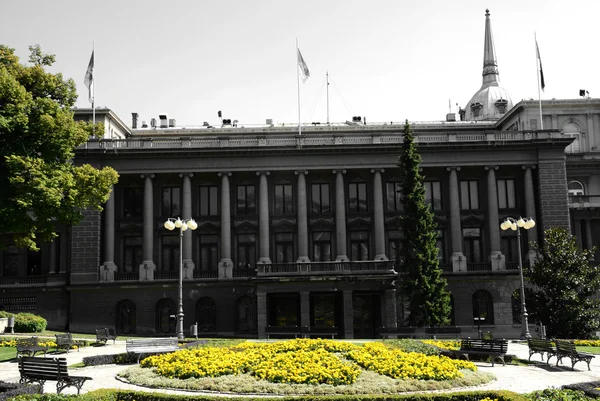 BELGRADE, SERBIA - 15 de agosto de 2016: Oficina del Presidente de la República de Serbia en Belgrado — Foto de Stock