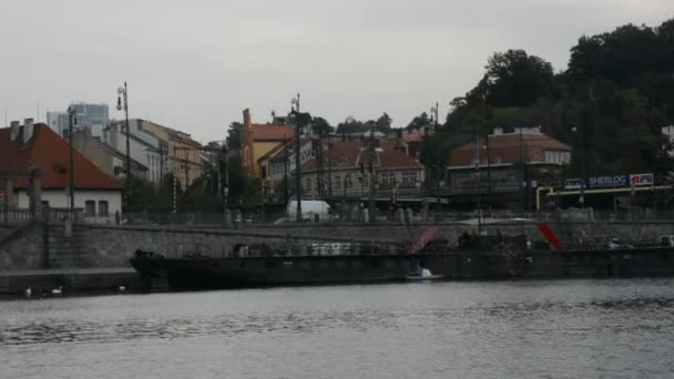 Architektura, Památky a turistů v Praze, Česká republika — Stock video