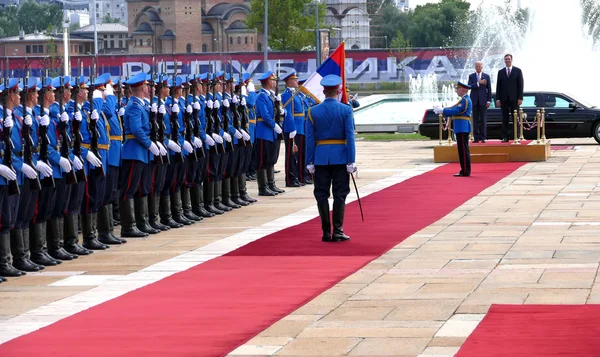 S Vice President Joseph 'Joe' Biden begins official visit to Belgrade, Serbia — Stock Photo, Image