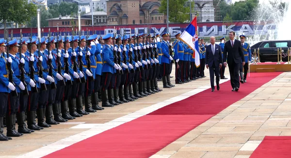 S Vice President Joseph 'Joe' Biden begins official visit to Belgrade, Serbia — Stock Photo, Image