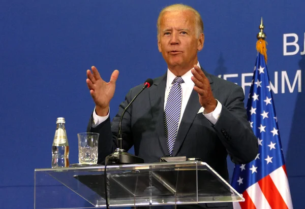 ABD Başkan Yardımcısı Joseph 'Joe' Biden ve Sırbistan Başbakanı Aleksandar Vuciç ortak basın toplantısı düzenledi