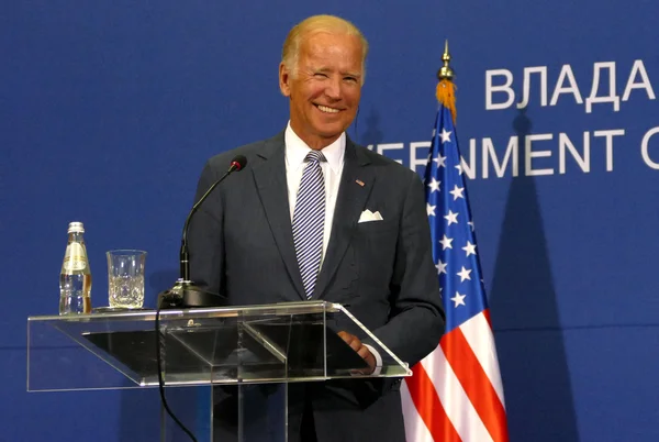 ABD Başkan Yardımcısı Joseph 'Joe' Biden ve Sırbistan Başbakanı Aleksandar Vuciç ortak basın toplantısı düzenledi