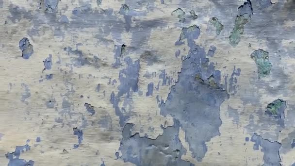 Natuurlijke Abstracte Achtergrond Van Blauwe Textuur Muur — Stockvideo