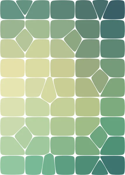 Abstrakte Designs von Grüntönen — Stockvektor