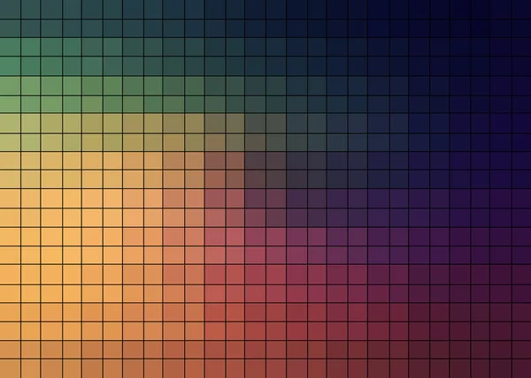 Motif de carrés orange, rose, bleu et vert — Image vectorielle