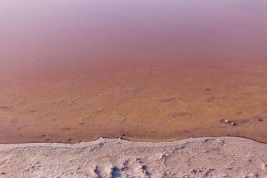 Doğal doğal dokular ve kum, su ve tuzdan oluşmuş arka planlar.