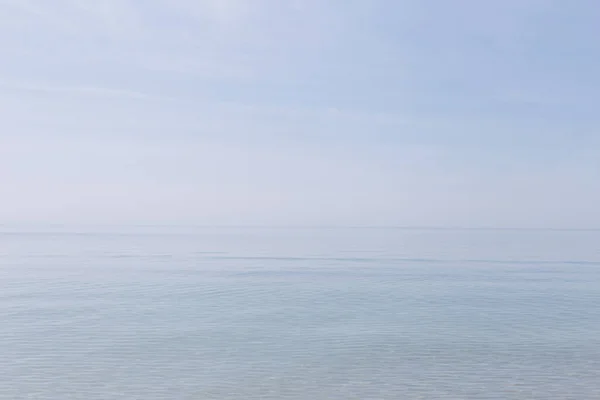 Clear Blue Sea Soft Horizon — Foto Stock