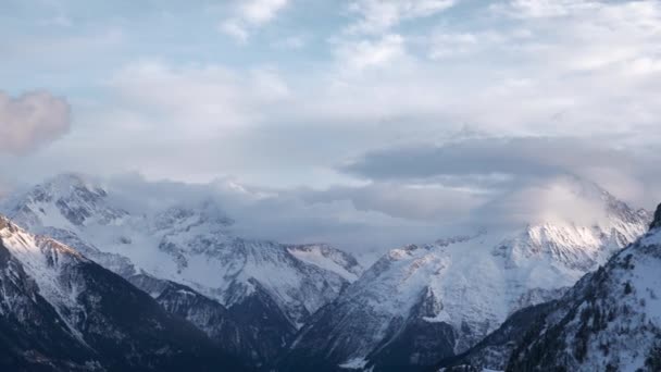 Panorama Balmeten Oberalpstock Witenalpstock Chli Windgallen Bristen Hoch Geissberg Bjergene – Stock-video