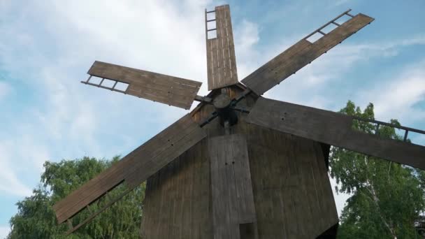 Female Tourist Takes Pictures Photo Shoots Smartphone Old Medieval Castle — Stock Video