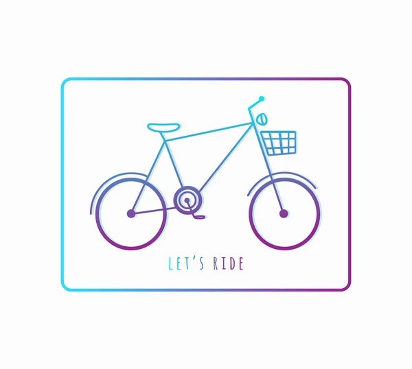 Bisiklet. Hadi gidelim.