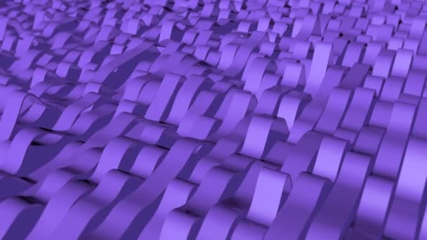 Purple Color Wave Animation Loop — Stock Video