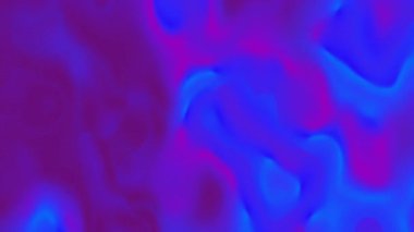 Yanardöner mavi ve morumsu akışkan dalgaların hareketli arka planlar için ideal, pürüzsüz fayanslı bir yüzey boyunca dönüşümlü, soyut bir video..