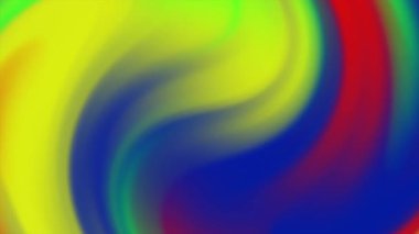Dinamik girdap eğimli arka plan sarı, mavi, yeşil ve kırmızı gibi canlı renklerin bir karışımını içeriyor. Soyut sanat, dijital tasarım ve modern arka planlar için mükemmel..