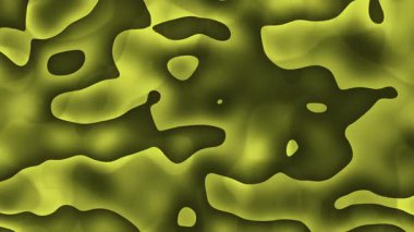 Biyolojik ışıltılı organik şekillerin aktığı soyut bir döngü. Yumuşak, büyüleyici bir hareketle modern tasarım..