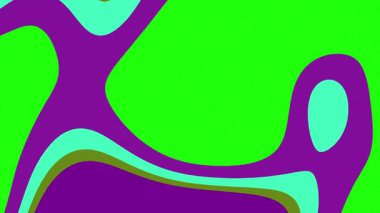 Değişken soyut arka plan dalgaları yeşil, mor, deniz mavisi ve zeytin renkleri. Hareket grafikleri ve dijital sanat projeleri için mükemmel.