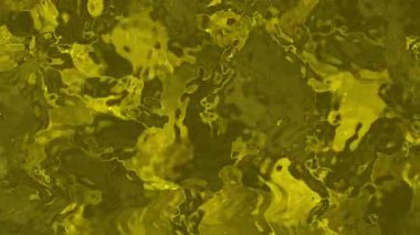 Dinamik, akıcı sıvı soyut arka plan. Hipnotik yanardöner sarı ve derin zeytin yeşili kıvrımlı desenler. Organik, büyüleyici dokular..