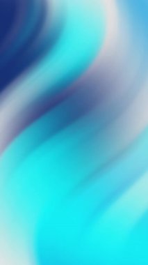 Cyan ve mavi renklerin pürüzsüz akış gradyanı yumuşak ruhani ışık efektleri ile sıvı soyut bir zemin oluşturur, dijital sanat veya hareket grafikleri için mükemmeldir..
