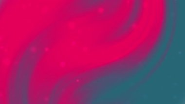 Büyüleyici soyut bir arka plan, pürüzsüz, canlı pembe ve deniz mavisi dalgaları içeriyor. Küçük parlak bokeh ışıkları sihirli, atmosferik bir etki yaratır. Hareket grafikleri, sunumlar ya da dekoratif kaplamalar için mükemmel.