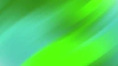 Dinamik soyut arkaplan. Canlı yeşil ve turkuaz tonlarda düzgün çapraz eğim hareketi. Üst üste koymak, grafik tasarımı veya hareket grafikleri için mükemmel.