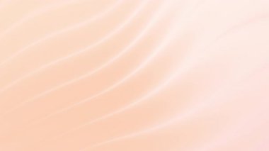 Kusursuz yumuşak şeftali soyut arkaplan, yumuşak dalgalı çizgiler ve ince ışık gradyanı. Hareket grafikleri, video kaplamaları, sunumlar ve markalaşma projeleri için mükemmel.